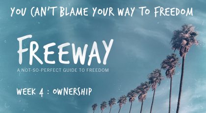 Ownership – You Can’t Blame Your Way To Freedom