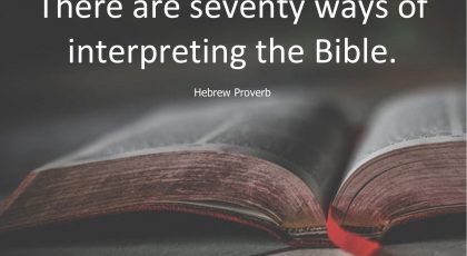 The Bible: Something More Than What You Read
