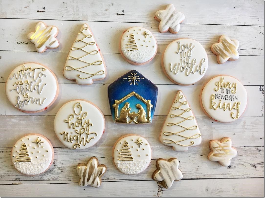 Decorated Christmas Cookies