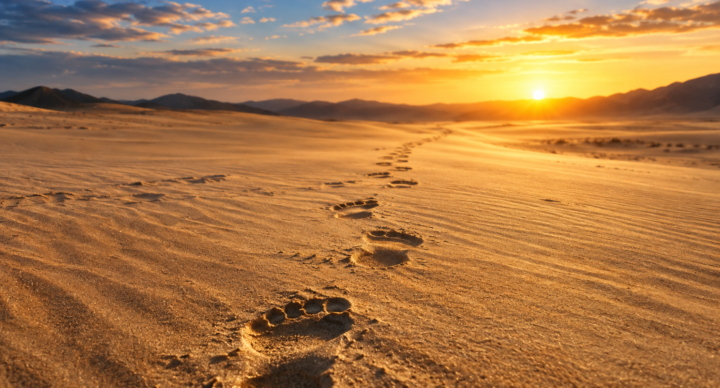 Deliver Us: Footprints on the Sand